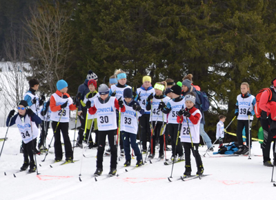 Kinder Langlauf Training